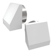 fantech® COM6M Supply and Exhaust Vent With Built-In Pest Guard, Bug Screen, 7-3/16 in Width, 7-1/8 in Height, Metal