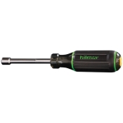 hilmor® 1839060 Magnetic Nut Driver, 5/16 in Shank, Hex Point, 3 in L Shaft, Yellow