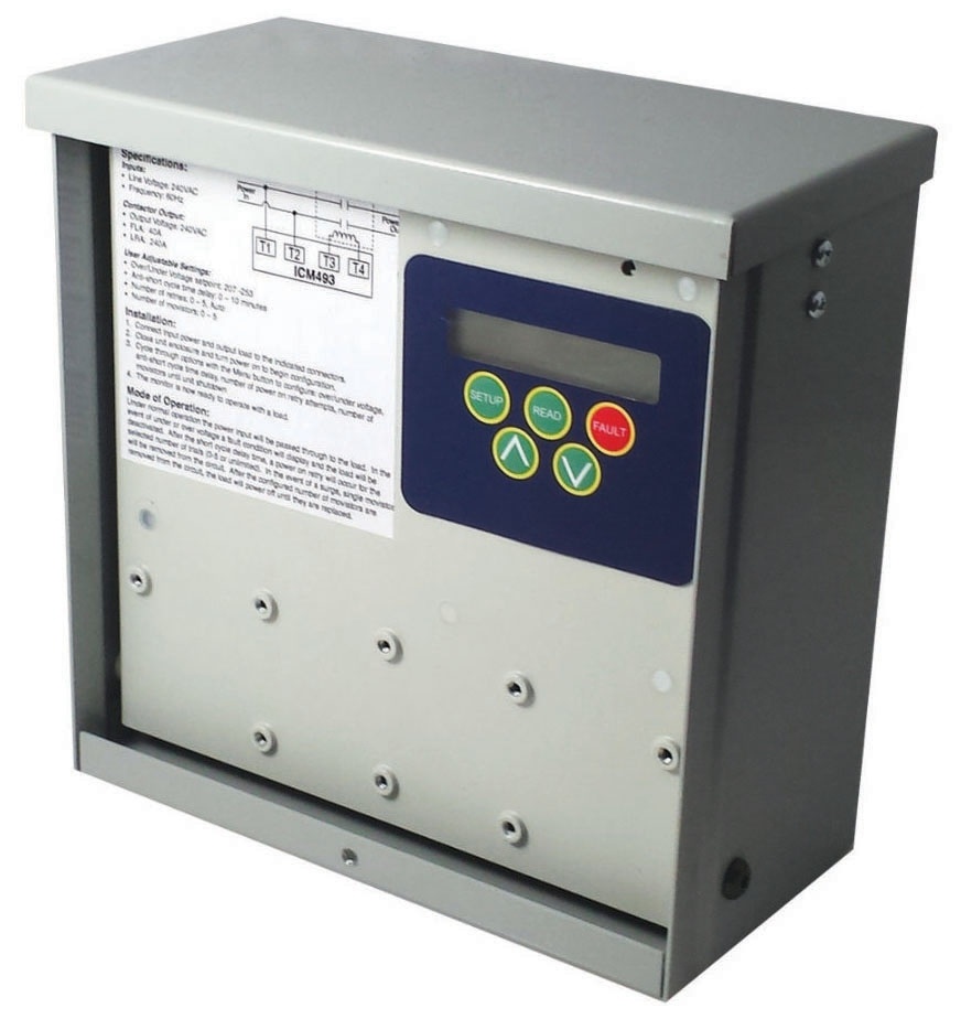 ICM ICM493 Singe Phase Monitor with Surge Protector