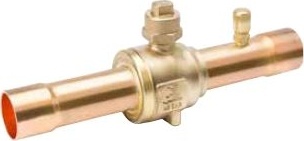 CYCLEMASTER Ball Valve - 1-1/8 in Sweat, w/ Access Port