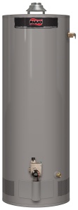 RUUD® PROG40S-35P-RU62 Professional Achiever 40 Gal Gas Water Heater - 35,000 Btu/H, Low Nox, 53.25 In H