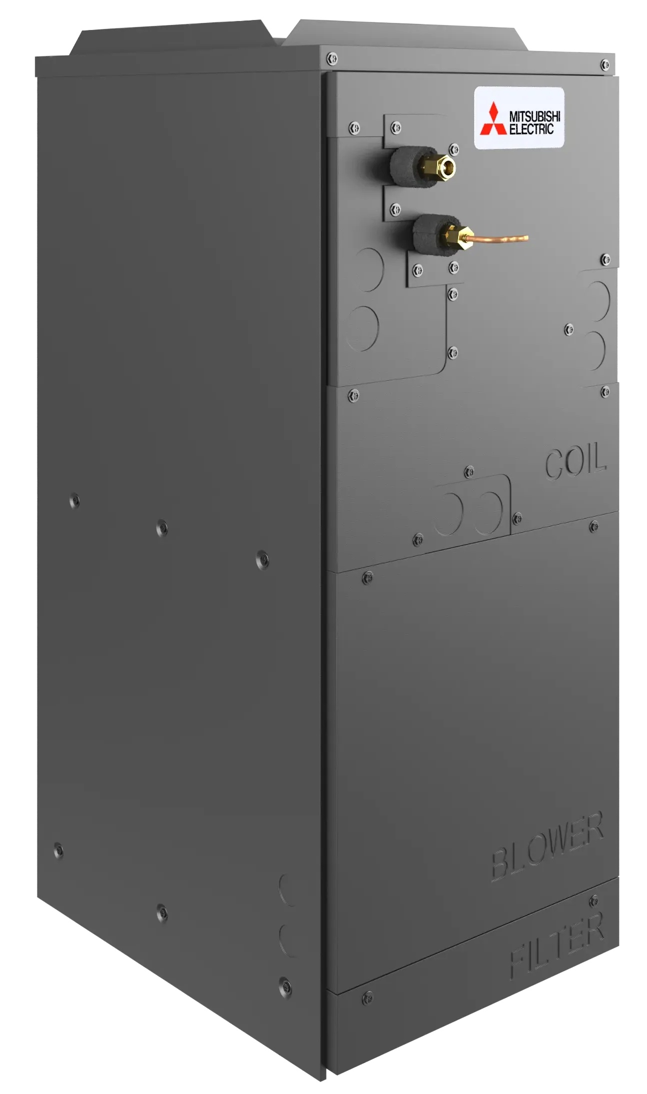 Mitsubishi Electric Trane® SVZ-KP18NA M-Series 1.5 Ton Air Handler - R-410A, 208/230V, Eev, 17 In W, Upflow/ Downflow/ Horizontal/ Multi-Position