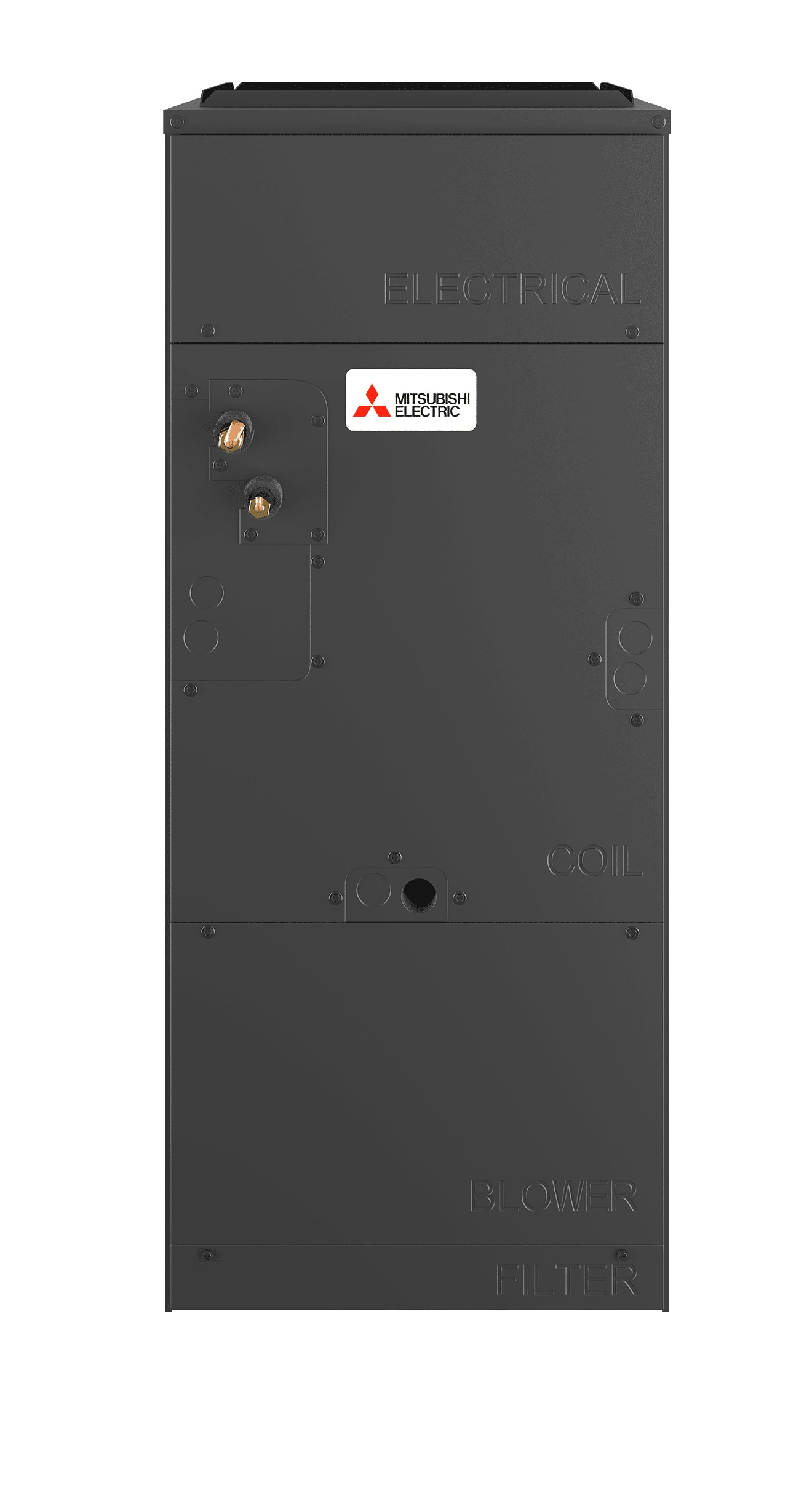 Mitsubishi Electric Trane® PVA-AA36NL P-Series 3.0 Ton Air Handler - R-454B, 208/230V, 25 In W, Upflow/ Downflow/ Horizontal/ Multi-Position
