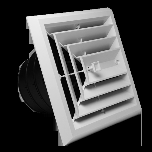 RectorSeal® 81913 Classic Mv3 Ceiling Diffuser - 8 X 8 In, 3-Way Deflection