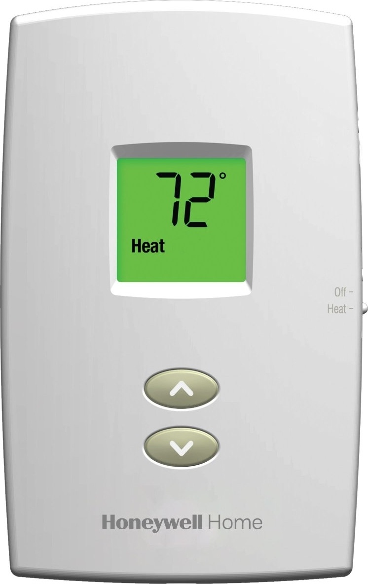 Honeywell TH1100DV1000/U Pro 1000 Vertical Heat-Only Thermostat