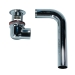 AB&A™ 68361 Offset Lavatory Grid Drain, 1-1/4 in, Brass, Chrome, Drain Function Type