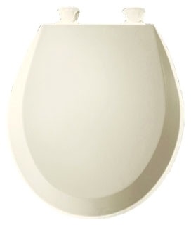 Bemis 7B500EC346 500EC Bisc Round Seat with Cvr Wood