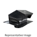 Builder's Best® 012639 Roof Vent, For Duct Size: 7 in, 9-1/2 in Height, 14 in Width, 14-7/16 in Depth, Steel