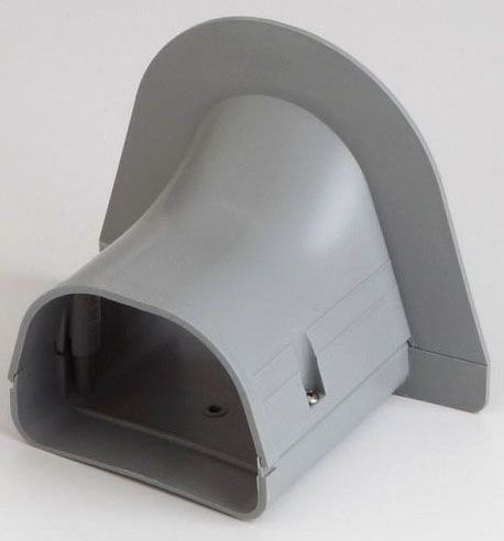 Fortress 84254 LP-92-G 3.5" Gray Soffit Inlet