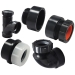 Canplas® 212281AW DWV 90 deg Trap Adapter, Connection Size 1: 1-1/2 in, Connection Type 1: Hub, PVC