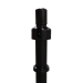 Centrotherm ICRT2439 Concentric Roof Termination, 4 in Intake, 2 in Exhaust, PP, Black, 6-1/2 in Height, 6-1/2 in Width