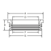 Charlotte Pipe SV 950 2 Service Weight Quik-Tite Gasket, Rubber, 3-1/2 x 3-1/4 in Outside Diameter, 1-3/32 in Thickness