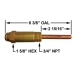 Crown Engineering PMW-3SE Aquastat Immersion Extended Well, Connection Size 1: 3/4 in, Connection Type 1: NPT