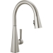 DELTA® 19802Z-SP-DST Kitchen Faucet, Deck Installation / Mounting, 1 Handles, 1 or 3 Holes, 1.8 gpm Flow Rate