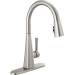 DELTA® 19802Z-SP-DST Kitchen Faucet, Deck Installation / Mounting, 1 Handles, 1 or 3 Holes, 1.8 gpm Flow Rate