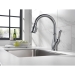 DELTA® 9178-AR-DST Kitchen Faucet With ShieldSpray® Technology, Deck Installation / Mounting, 1 Handles, 1 or 3 Holes
