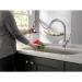 DELTA® 9178-DST Kitchen Faucet With ShieldSpray® Technology, Deck Installation / Mounting, 1 Handles, 1 or 3 Holes