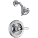 DELTA® T13220 Shower Trim, Wall Installation / Mounting, Brass, Chrome, 1.75 gpm Flow Rate, 1 Handles, Lever Handle