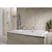 DELTA® T2732-SS Roman Tub Trim, 3 Holes, 1.75 gpm Flow Rate, Stainless, 8-7/8 in Spout Reach, 6-9/16 in Spout Height