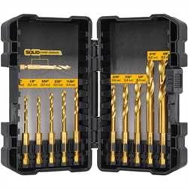 DeWALT DD5160 10PC Titanium Ir Set