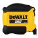 DeWALT® 33-725 Compact Tape Measure, Steel, 5.8 in Length, 3-1/2 in Width, 2 in Height, 25 ft Blade Length, Black/Yellow