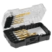 DeWALT® IMPACT READY® DD5160 Drill Bit Set With ToughCase®+ System, Hex Shank, HSS, Magnetic: No, 10 Pieces
