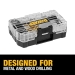 DeWALT® IMPACT READY® DD5160 Drill Bit Set With ToughCase®+ System, Hex Shank, HSS, Magnetic: No, 10 Pieces