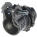 Devco PI322 Straight Connector, 3/8 in Inside Diameter, Metal, 1/2 in Knockout, Connector Function Type