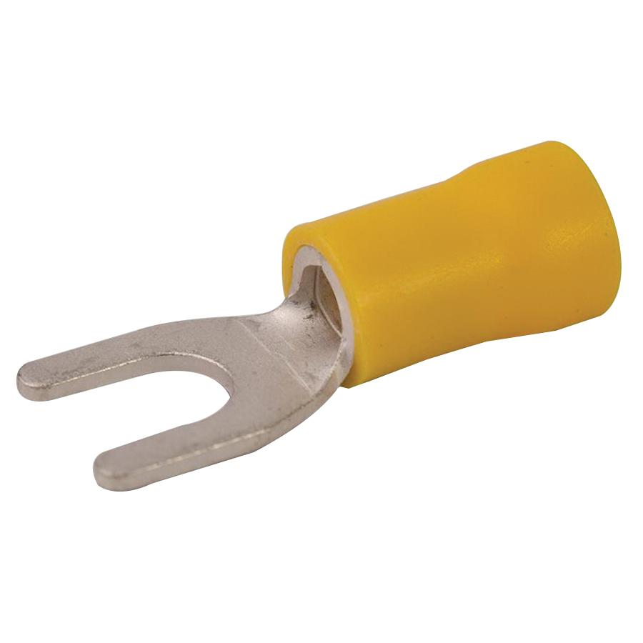 DiversiTech® 6255LX Spade Terminal, 12 to 10 AWG Wire, #10 Stud