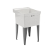 ELM® DURASTONE® UTILATUB® 18F Laundry Tub, Fiberglass, 24 in Length, 20 in Width, 14-3/8 in Depth, 18 gal Capacity