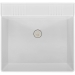 FIAT™ FL1 Laundry Tub With Leg, Molded Stone, 23 in Length, 22 in Width, White