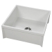 FIAT™ MSB2424 Mop Service Basin, Molded Stone, 24 in Length, 24 in Width, White