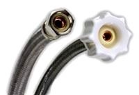 Fluidmaster B1T12CS Click Seal 12" 3/8F X 7/8F S/S Toilet Connector