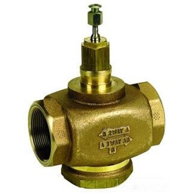 Honeywell V5011N1065 Globe Valve, 1 in Nominal, 150 psi, Red Brass Body