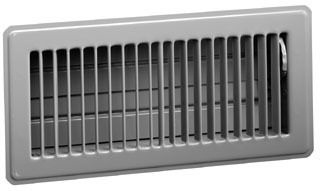 Hart & Cooley 10706 421 4 X 8 Floor Diffuser Wh