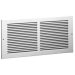 Hart & Cooley® 043101 Return Air Grille, For Duct Size: 6 x 6 in, Square Duct, Steel, Enamel, 7-3/4 in H, 7-3/4 in W