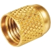 JB Industries NFT5-4 Quick Seal O-ring Cap, R-410A Refrigerant, 1/4 in, Brass, Cap