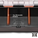KLEIN TOOLS® MODbox™ 54815MB Parts Bin Rail Attachment, Plastic, 3.6 in H, 4 in W, 8-1/4 in D, 1, 2 or 3 -Compartment