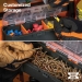 KLEIN TOOLS® MODbox™ 54815MB Parts Bin Rail Attachment, Plastic, 3.6 in H, 4 in W, 8-1/4 in D, 1, 2 or 3 -Compartment