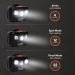 KLEIN TOOLS® 56064 Headlamp With Silicone Strap, 400 Lumens, Yes Rechargeable, ABS, LED Bulb, Lithium-Ion Battery