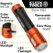 KLEIN TOOLS® 56412 Flashlight With Worklight, 500 Lumens, Yes Rechargeable, Aluminum, LED Bulb, 5-1/2 in Length