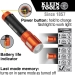 KLEIN TOOLS® 56412 Flashlight With Worklight, 500 Lumens, Yes Rechargeable, Aluminum, LED Bulb, 5-1/2 in Length