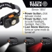 KLEIN TOOLS® 56414 2-Color Headlamp With Adjustable Strap, 800 Lumens, Yes Rechargeable, LED Bulb, 2.9 in Length