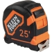 KLEIN TOOLS® 9125 Single-Hook Tape Measure, SAE System of Measurement, Plastic/Steel, 3.43 in Length, 2.35 in Width