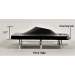 Kozy Kollar PV-4 Roof Flashing Kit, For Pipe Size: 4 in, EPDM, 12-3/4 in Base Length, 9-1/4 in Base Width