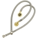 Krowne® 21-443L Flexible Water Line Kit, 22 in Length, Connection Size 1: 3/8 in, Connection Type 1: Swivel