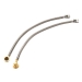 Krowne® 21-444L Flexible Water Line Kit, 22 in Length, Connection Size 1: 1/2 in, Connection Type 1: NPS