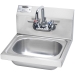 Krowne® HS-2L Hand Sink, 1-1/2 in Drain, 10 in Basin Length, 14 in Basin Width, 13 in Length, 17-1/4 in Width