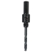 LENOX® 1779774 Standard Hole Saw Arbor, 9/16 to 1-3/16 in Diameter, Carbon Steel, 1/2 in Arbor, Hex Shank, 1/2 in Shank