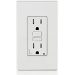 Leviton® AGTR1-W Tamper-Resistant Dual-Function AFCI/GFCI Outlet With LED Indicator Light, 15 A, 125 V, White